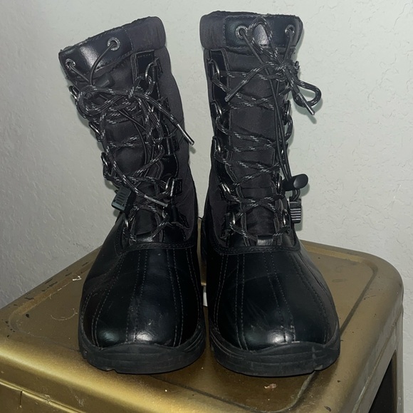 Nortiv8 Women's Black Winter & Rain Boots - Picture 3 of 6